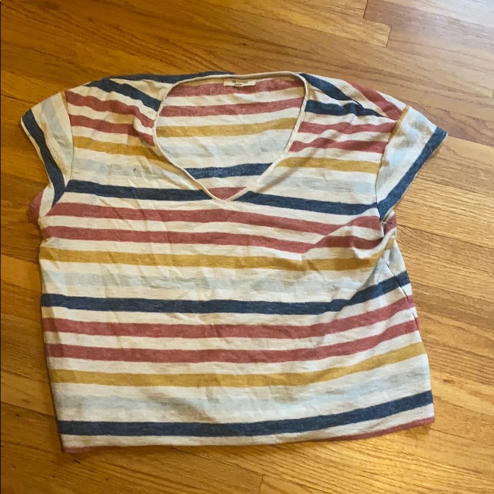 Striped madewell tee